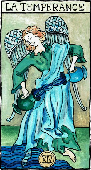 Jeu de tarot Marseille-Waite par Alice Laverty