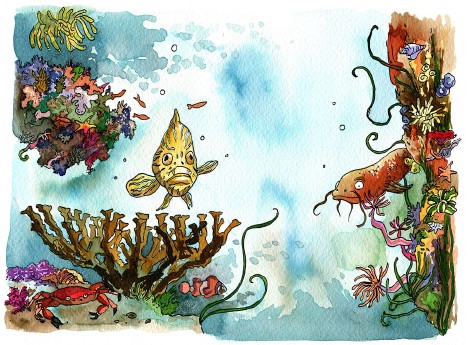 Zuzu The Little Jellyfish - Illustration - 2017