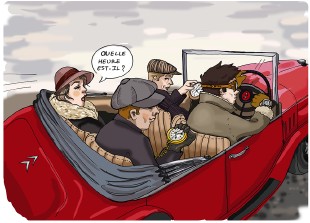  - Panneau Voyager sur la Route 