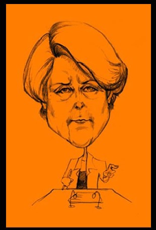 Caricature dd' Arlette Chabot