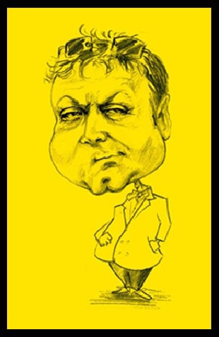 Caricature de Dominique Besnehard