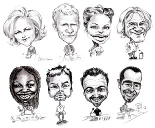  - Caricatures de personnalités